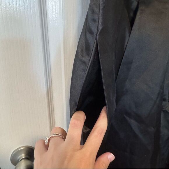 Lulus Women’s Broadway Show Black High-Low Gown NWT Size Medium Formal Event - Picture 7 of 11